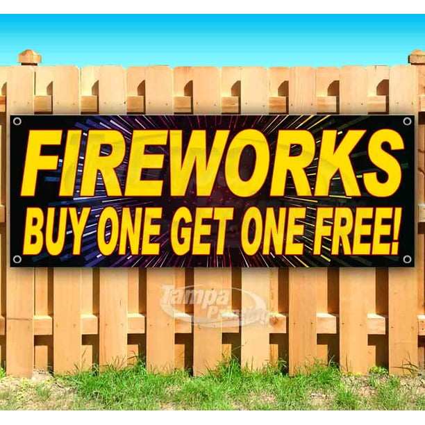 Flag, 13 oz Heavy Duty Vinyl Banner Sign with Metal Grommets Advertising New Many Sizes Available Store Fireworks Flag, 13 oz Heavy Duty Vinyl Banner Sign with Metal Grommets Advertising New Many Sizes Available Store Fireworks